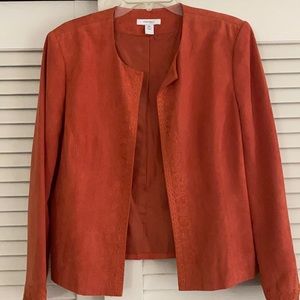 Rust open front blazer/jacket PXL